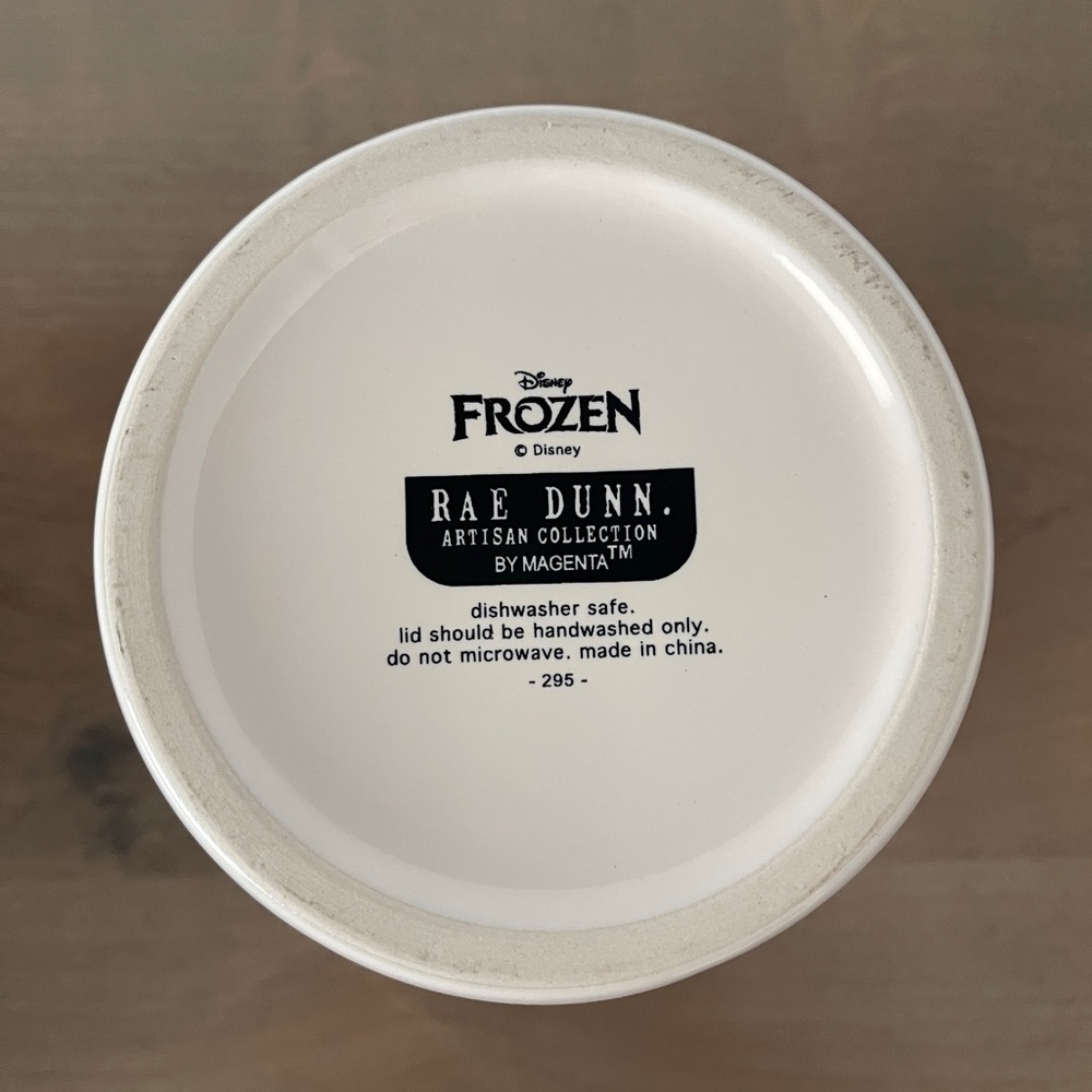 Rae Dunn I LIKE WARM HUGS Olaf Canister Disney Frozen - Picture 8 of 8